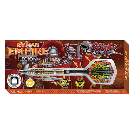 roman empire legion steel tip dart set 90 tungsten barrels