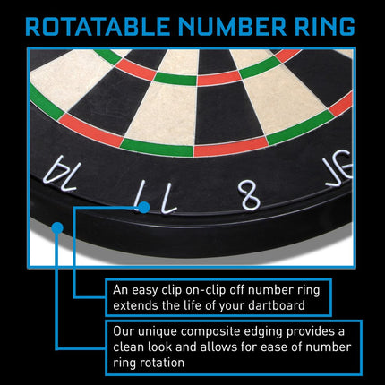 shot bandit duro bristle dartboard