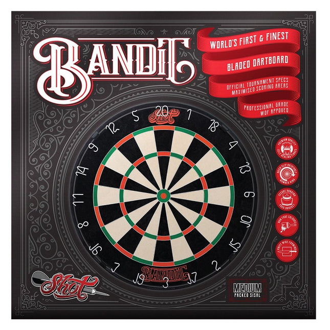 shot bandit bristle dartboard 2