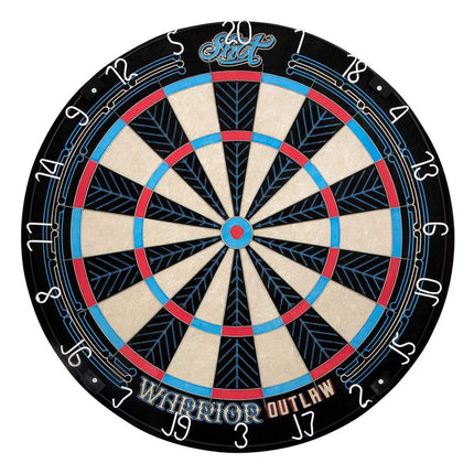 shot warrior outlaw bristle dartboard