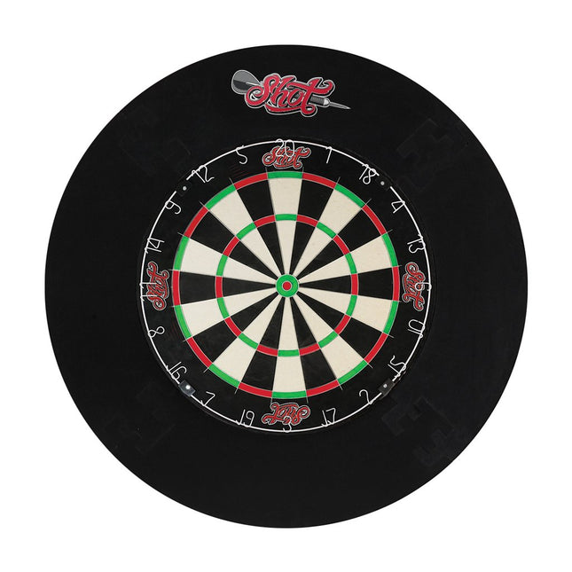 shot darts dartboard surround 4 piece