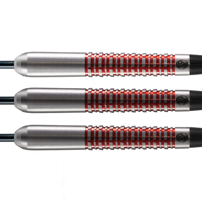 shot pro series joe chaney steel tip dart set 90 tungsten barrels