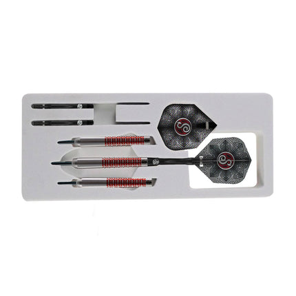 shot pro series joe chaney steel tip dart set 90 tungsten barrels