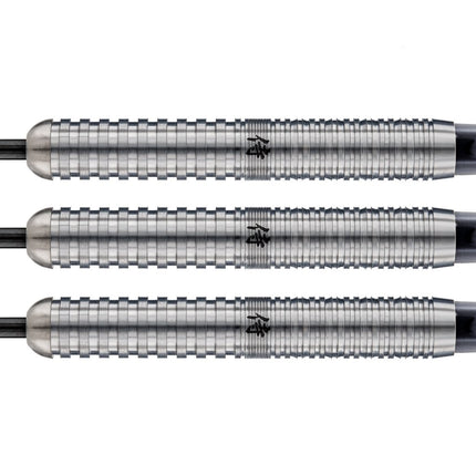shot pro series toni alcinas samurai steel tip dart set 80 tungsten barrels