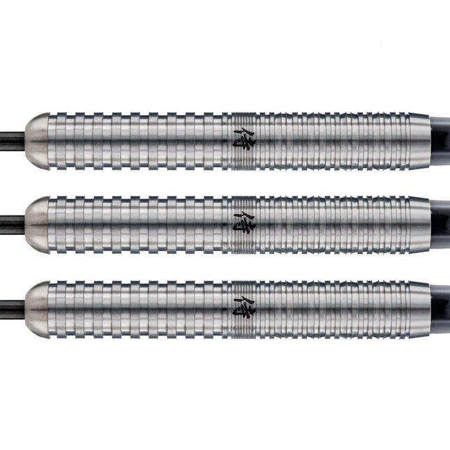 shot pro series toni alcinas samurai steel tip dart set 80 tungsten barrels