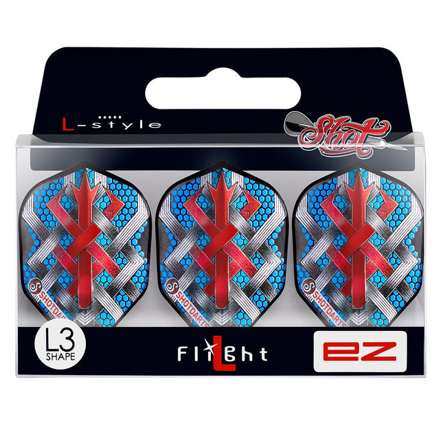 shot darts l style l3 ez shape viking berserker dart flights