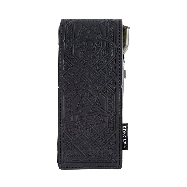 insignia dart case viking black embossed