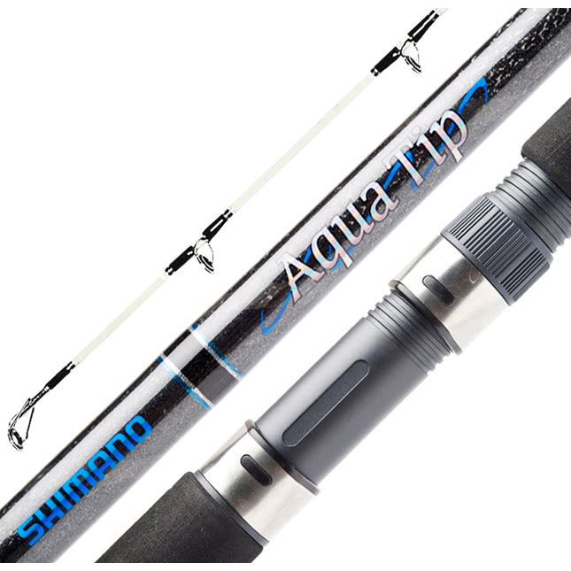 shimano aquatip spin 3 5kg 6ft6 2 pce graph
