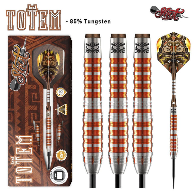 totem 3 series steel tip dart set 85 tungsten