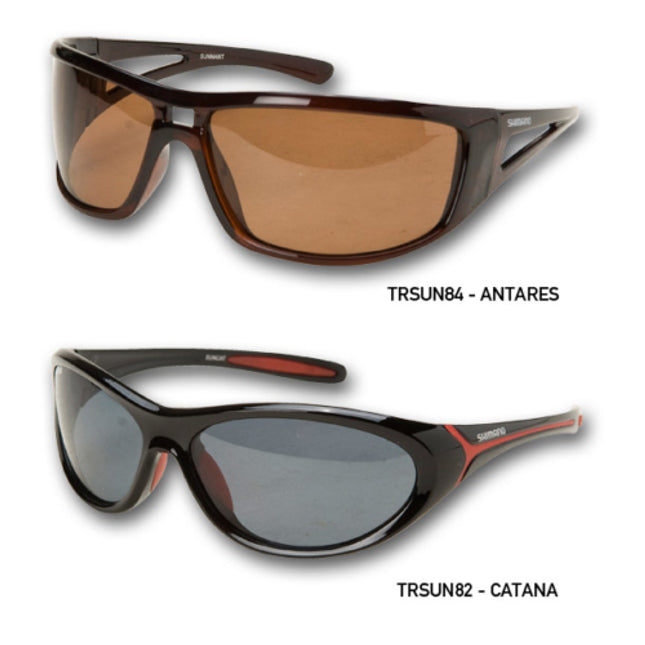 shimano sunnies antares dark brown yellow lens