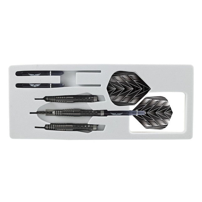 tribal weapon 4 series steel tip dart set 90 tungsten barrels