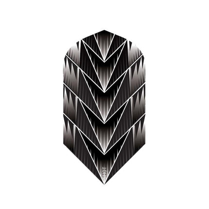 tribal weapon black dart flight set slim