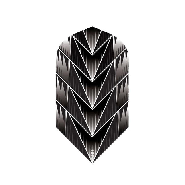 tribal weapon black dart flight set slim