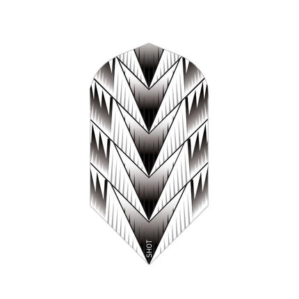 tribal weapon white dart flight set slim regular price