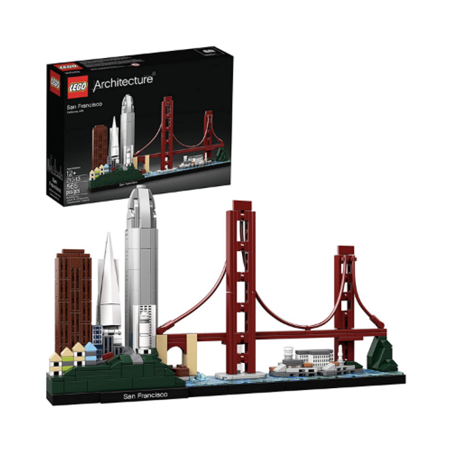 Lego 21043, 21052 Architecture San Fransisco Dubai and New York Toy Model