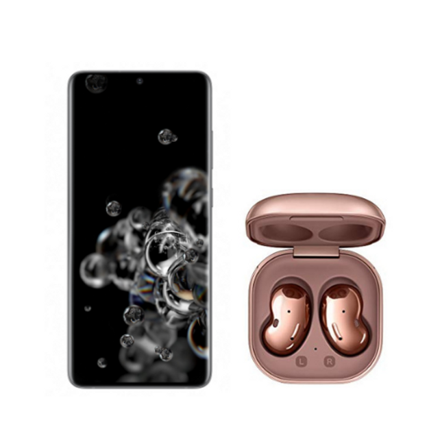 Samsung Galaxy S20 Smart Phone Ultra Grey with Buds Live Bundle