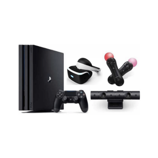 Playstation PS4 Pro Console 1TB , 2 Controllers and VR Headset Bundle