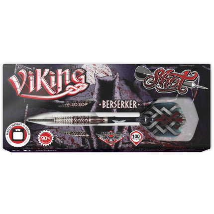 viking berserker steel tip dart set 90 tungsten barrels