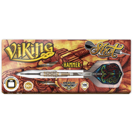 viking hammer steel tip dart set 90 tungsten barrels