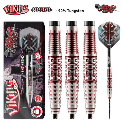 viking berserker steel tip dart set 90 tungsten barrels