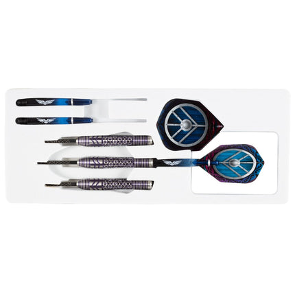 viking shield maiden steel tip dart set 90 tungsten barrels