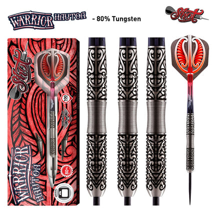 warrior hautoa steel tip dart set 80 tungsten
