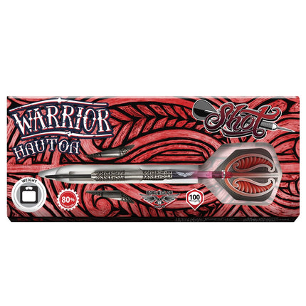 warrior hautoa steel tip dart set 80 tungsten