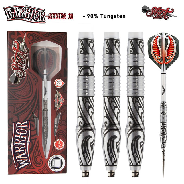 warrior 1 series steel tip dart set 90 tungsten