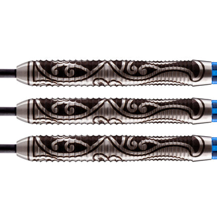 warrior tipu steel tip dart set 80 tungsten