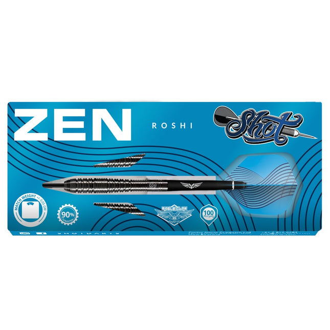 zen roshi steel tip dart set 90 tungsten barrels