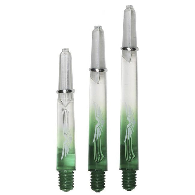 eagle claw dart shafts clear green
