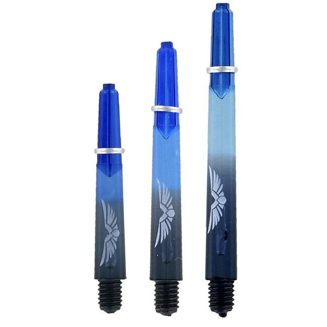 eagle claw dart shafts two tone blue black