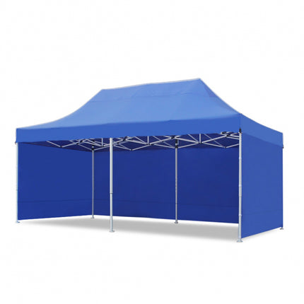 gazebo 3 mx 6 m dark blue with side walls
