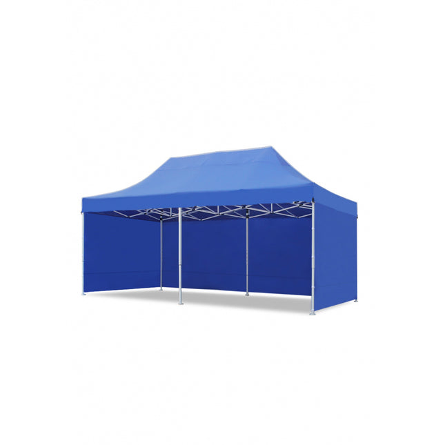 gazebo 3 mx 6 m dark blue with side walls