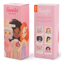sweet sisters sunny in a light pink dress