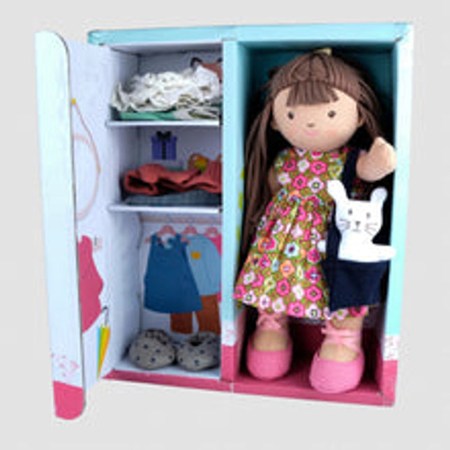 sofia jointed dressable doll with extra clothing organic gift boxed
