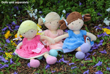 butterfly kids pari 35 cm brown hair blue purple dress