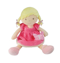 butterfly kids ria 35 cm blond hair pink white dress