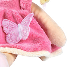 butterfly kids ria 35 cm blond hair pink white dress