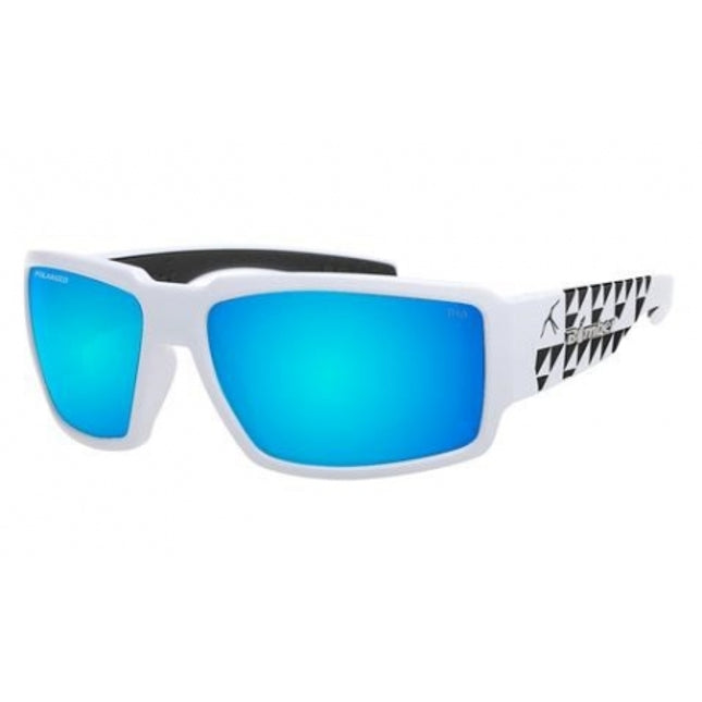 bomber sunglasses boogie bomb shiny white ice blue