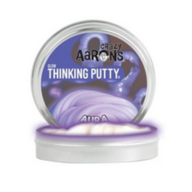 aura glow in the dark putty 10 cm tin