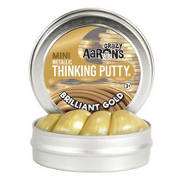 metallic brilliant gold mini
