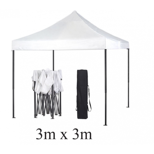 gazebo 3 mx 3 m white