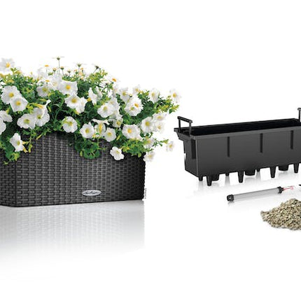 lechuza balconera cottage planter 50 granite