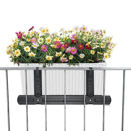 lechuza balconera cottage planter 50 white