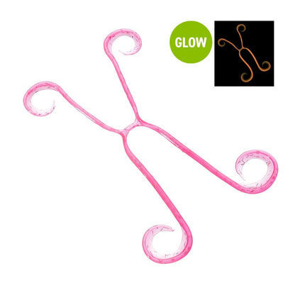 shimano rakuchan scented curly skirt 2pk orange
