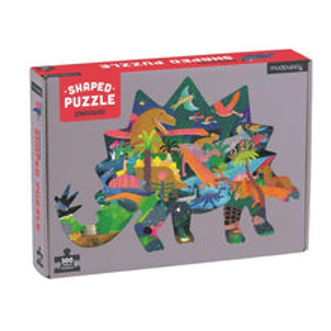 dinosaurs 300 piece shaped scene puzzle