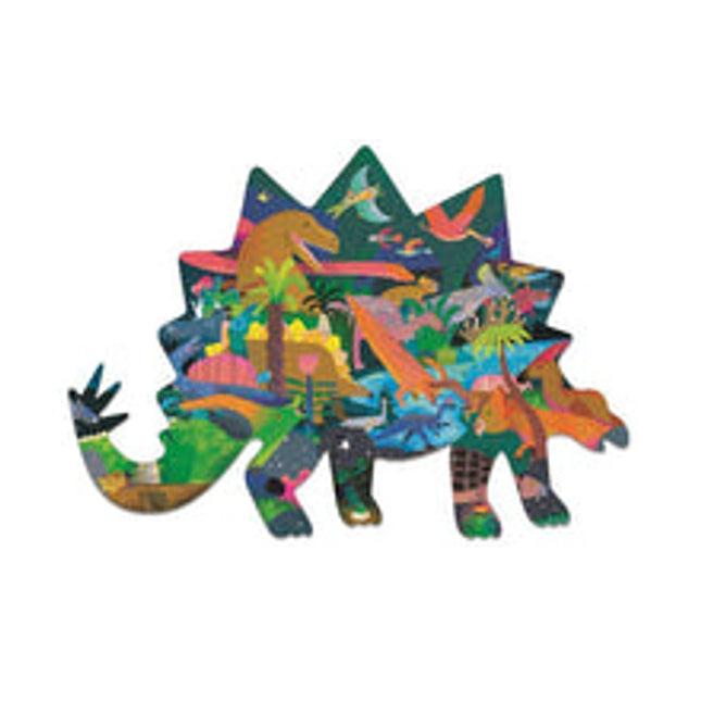 dinosaurs 300 piece shaped scene puzzle
