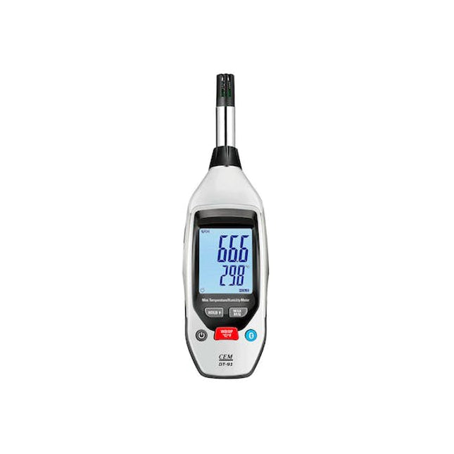 cem bluetooth temperature and humidity tester