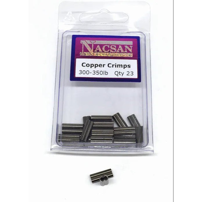 nacsan copper crimp 300 350lb 23pces